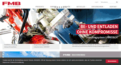 Desktop Screenshot of fmb-machinery.de