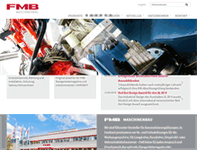Tablet Screenshot of fmb-machinery.de